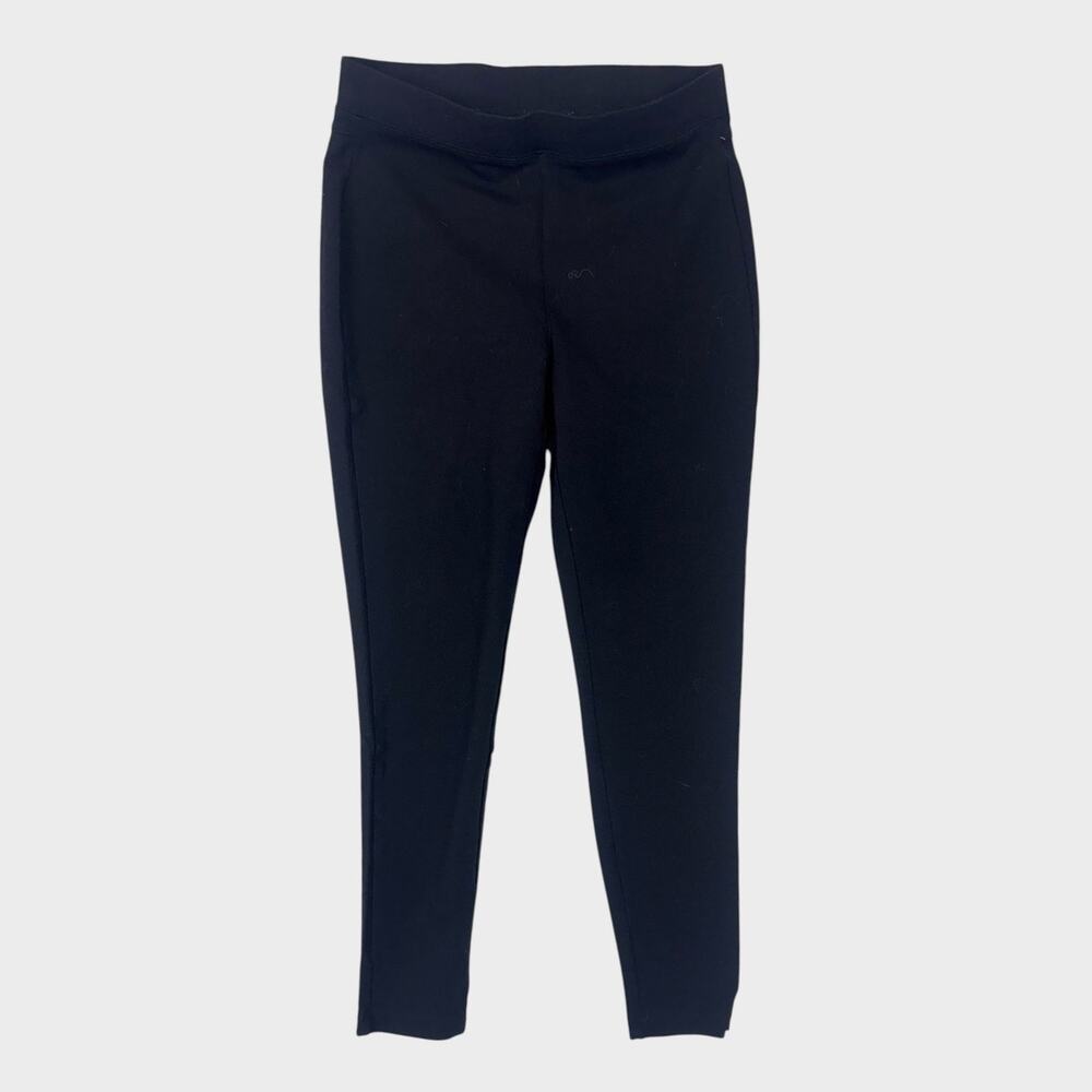 Women with Control by Renee Geenstein Black Leggings Small Rayon Nylon Spandex